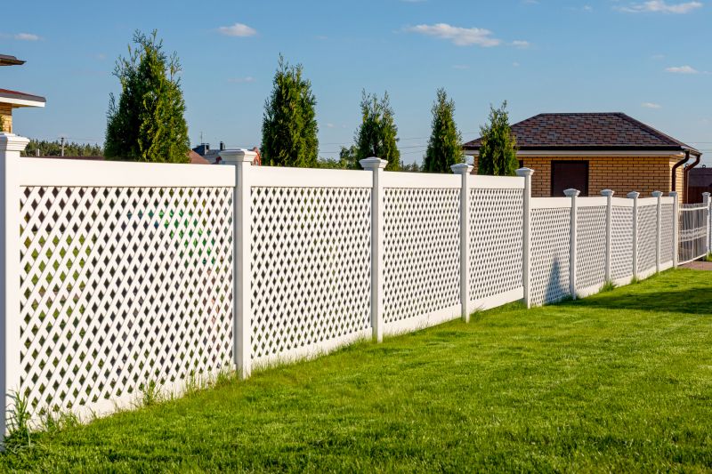 New Vinyl Fence Installation