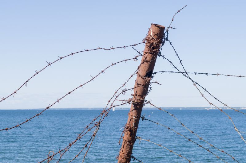 Hurricane Fence Installation detail